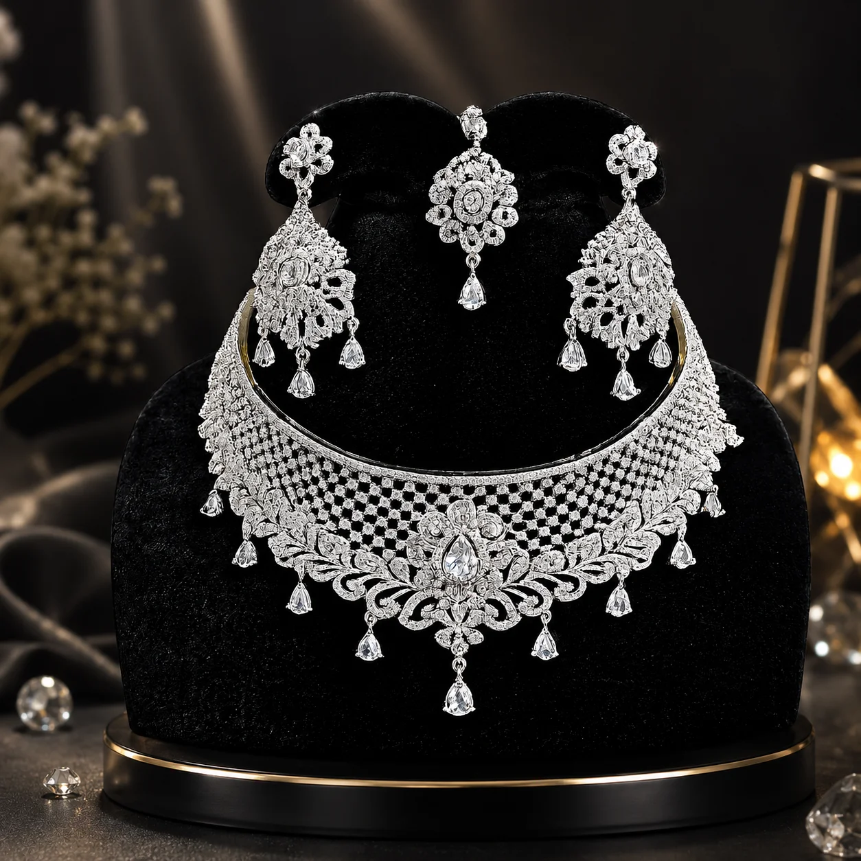 Elegance Diamond Jewelry Set