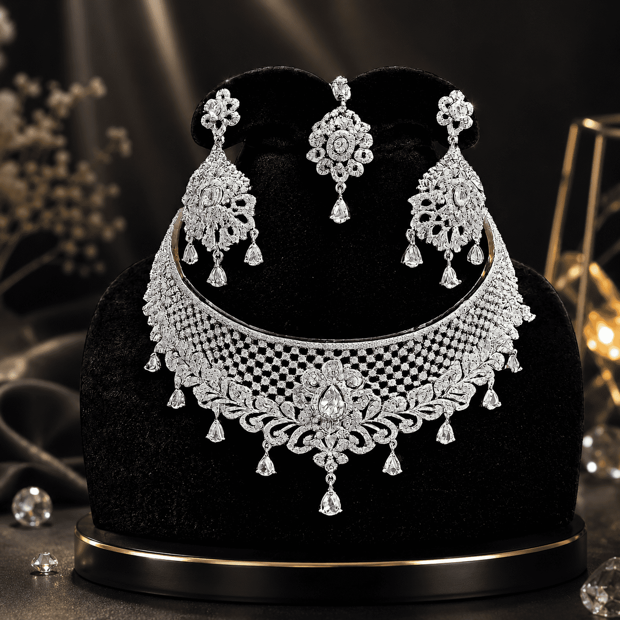 Elegance Diamond Jewelry Set